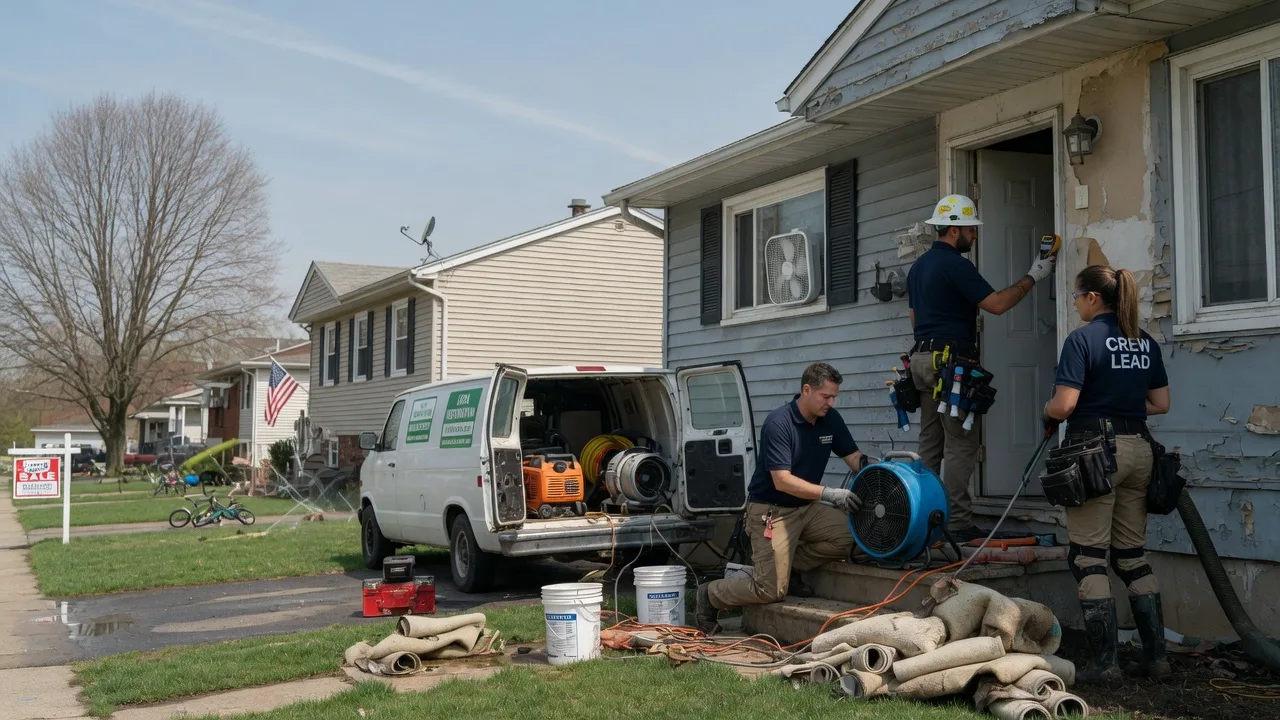 Flood Cleanup in Centerport, NY near me
